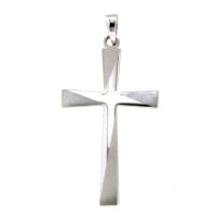 Kreuzanhänger Silber 925 rhodiniert