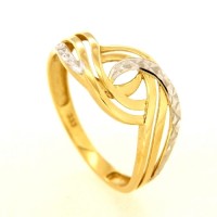 Ring Gold 333 Weite 52 bicolor
