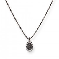 AMEN Kette 42 + 3 cm Silber CLSC1