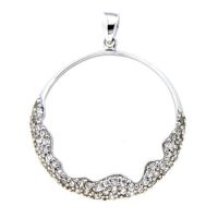 Anhänger Silber 925 rhodiniert Zirkonia 