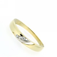 Ring Gold 333 Weite 64 Zirkonia