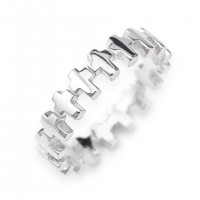 AMEN Ring Silber Kreuz Gr. 50 RCC-10