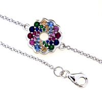 Armband Silber 925 rhodiniert 17+3 cm 