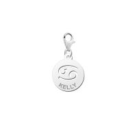 Names4ever Charm Silber 925 Sternzeichen Krebs ZBS004