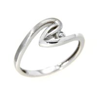 Ring Gold 333 Weißgold Weite 60