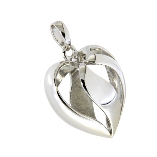 Herzanhänger Silber 925 rhodiniert