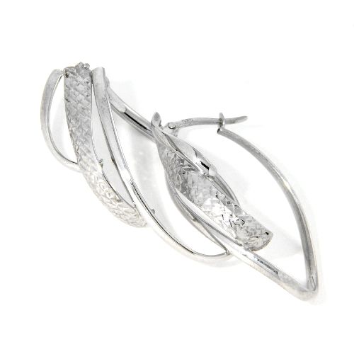 Creolen Silber 925 rhodiniert