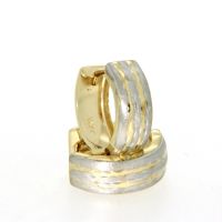 Scharniercreolen Gold 333 bicolor