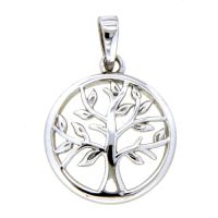 Anhänger Silber 925 rhodiniert Lebensbaum 