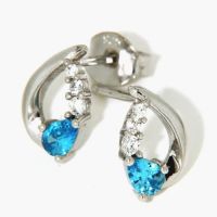 Ohrstecker Silber 925 rhodiniert