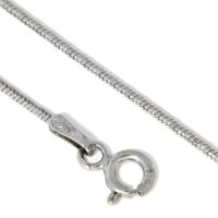 Schlangenkette Silber 925 rhodiniert 50 cm