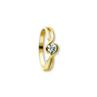 Ring Zirkonia 333 Gelbgold Größe 60