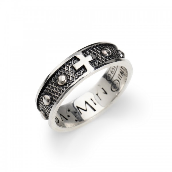 AMEN Ring Silber Kreuz Gr. 62 ACR2-22
