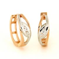 Scharniercreolen Rotgold 333 