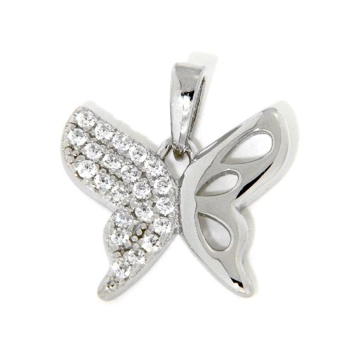 Anhänger Silber 925 rhodiniert Schmetterling