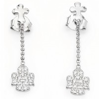 AMEN Ohrringe 4 cm Silber ORCAZB