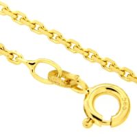 Ankerkette Gold 585 Anker 40 4-fach diamantiert 38 cm