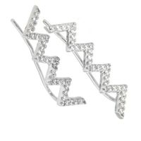 Ohrklemme Silber 925 rhodiniert