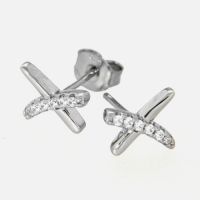 Ohrstecker Silber 925 rhodiniert