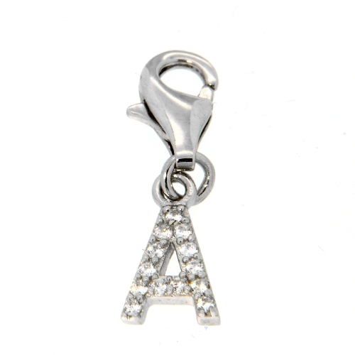 YUMINN Gold Buchstaben-Charms A-Z - 925 Sterling Silber, Personalisierbar