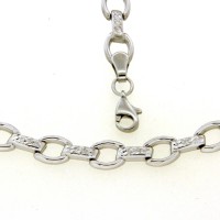 Kette Silber 925 rhodiniert 45 cm