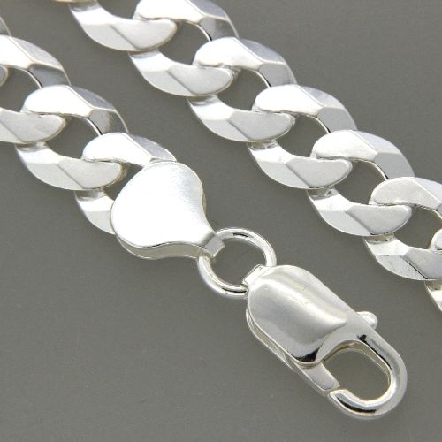 Panzerarmband (P200/8dia) Silber 925 21 cm