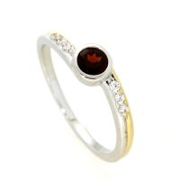Ring Gold 585 biolor Weite 56