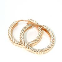 Creolen Silber 925 rosé vergoldet 