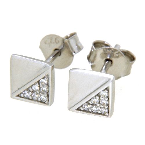 Ohrstecker Silber 925 rhodiniert