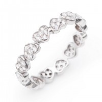 AMEN Ring Silber Herz Gr. 52 RHHZ-12