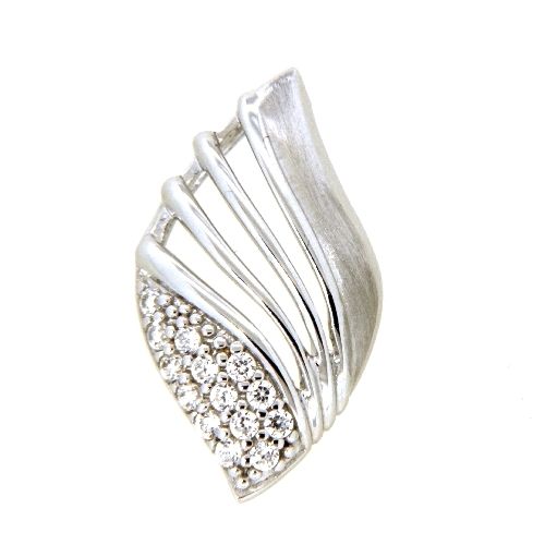 Anhänger Silber 925 rhodiniert Zirkonia