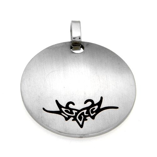 Gravurplatte Edelstahl Tattoo