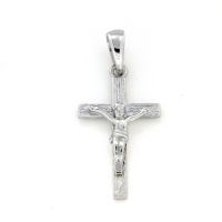 Kreuzanhänger Silber 925 rhodiniert