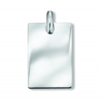 Anhänger Gravurplatte 925 Silber rhodiniert