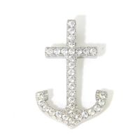 Anhänger Silber 925 rhodiniert Anker 