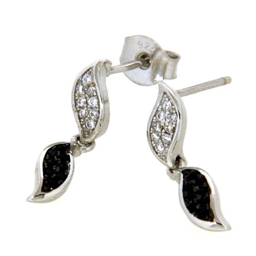 Ohrpendel (Stecker) Silber 925 rhodiniert