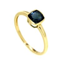 Ring Gold 333 echt Blautopas London Blue Weite 56