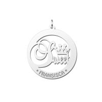 Names4ever Namensanhänger Silber 925 Sweet mit Gravur