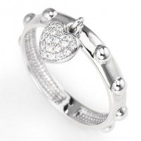 AMEN Ring Silber Herz Gr. 54 AROBH-14