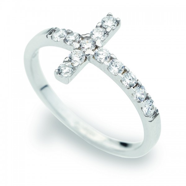 AMEN Ring Silber Kreuz Gr. 54 ACOBB-14