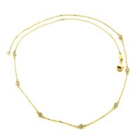 Collier Gold 333 45 cm Zirkonia 