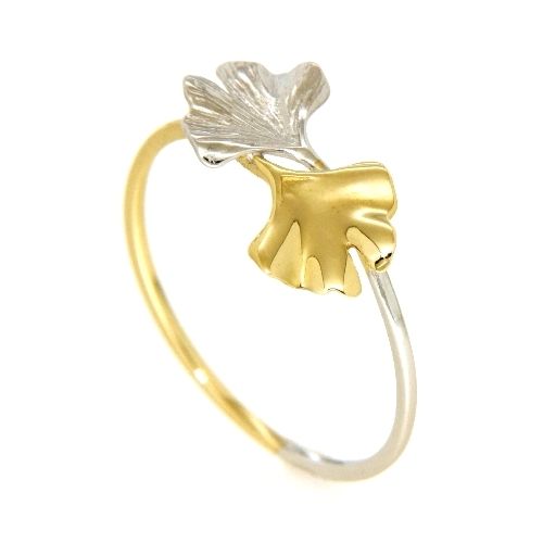 Ring Gold 333 Ginkgo bicolor Weite 60