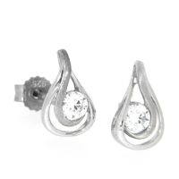 Ohrstecker Silber 925 rhodiniert