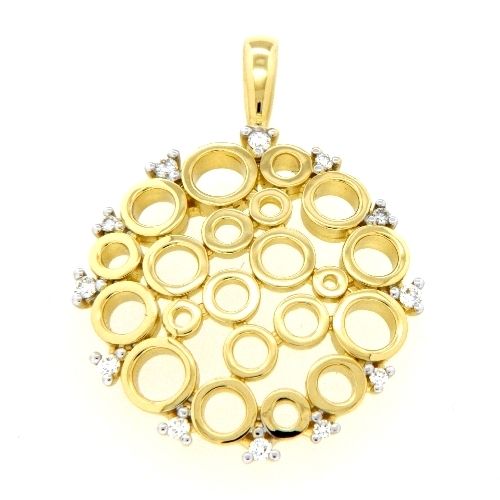 Anhänger Gold 585 Brillant 0,09 ct.