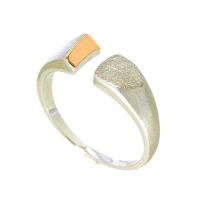 Ring Silber 925 rhodiniert & rosé vergoldet Weite 58