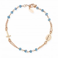 AMEN Armband 18 + 2 cm Silber Rosenkranz BRORC3