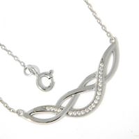 Collier Silber 925 rhodiniert 42 cm+3 cm