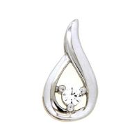 Anhänger Silber 925 rhodiniert Zirkonia 