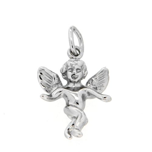 Anhänger Silber 925 rhodiniert Engelfigur