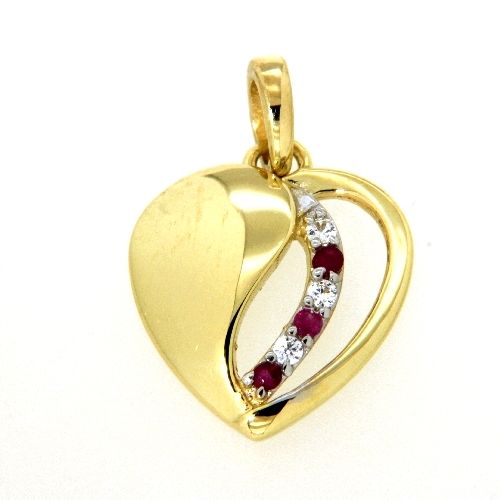Herzanhänger Gold 333